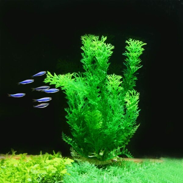 Saim Fish Tank Plants Artificial Aquarium Plant 8.7" Large Fish Tank Plants For Aquarium Decoration - Image 2