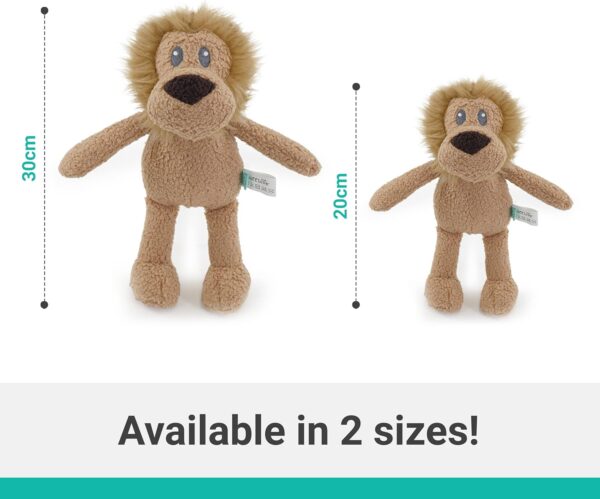 Tufflove Lion Small, Tough Dog Toy, For Small to Medium Dogs,Brown - Image 4
