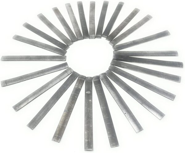 METAL MAGERY Aquarium Plant Weights Anchor Plants in Fish Tank Pack of 25 Lead Strips - Image 2