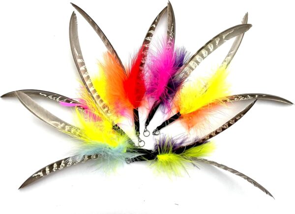 Purrs Feather Spinning Attachment - Single - Fits PurrSuit, Da Bird & Frenzy Wand Cat Toys - Image 2