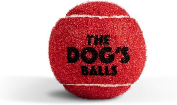 The Little Dog's Balls, Dog Tennis Balls, 6-Pack Small Red Dog Toy, Strong Dog & Puppy Tennis Ball - Image 8