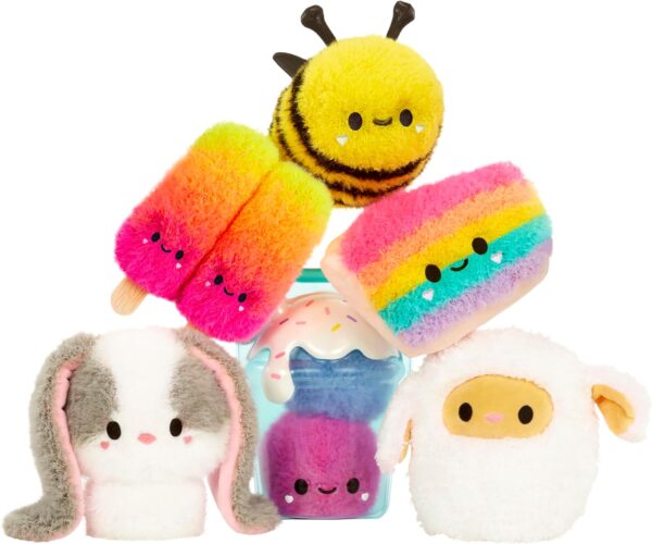 Fluffie Stuffiez Small Collectible Plush - Cake - Surprise Reveal Unboxing -Huggable Ultra Fluff DIY Plush from the Treats Family - Tactile Play and Fidget - For Kids Ages 4+ - Image 7