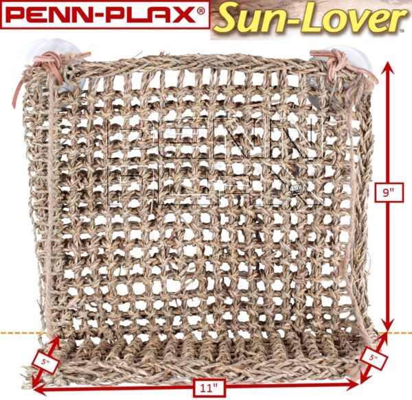 Penn-Plax Sun Lover Lizard Lounger Terrarium Hammock Anoles, Bearded Dragons, Lizards, Iguanas More, 270 g - Image 3