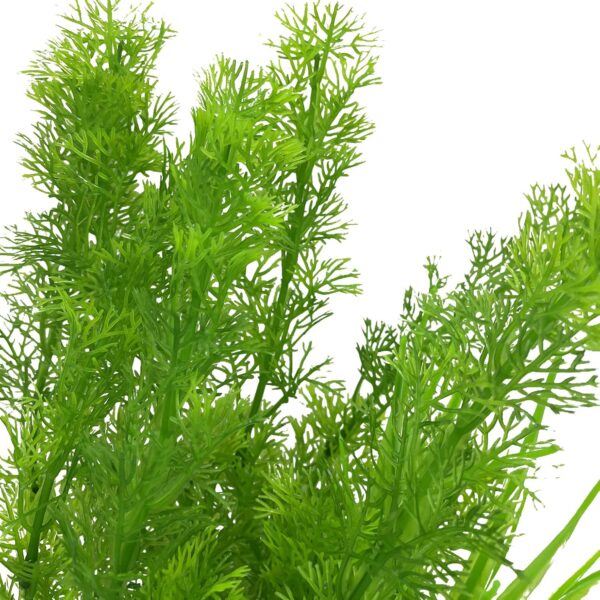 Mascot Pets Large Thick Green Plastic Artificial Plant Bush Reeds for Aquarium Fish Tank Aquatic Greenery Décor Decoration Water Grass Plants - Image 4