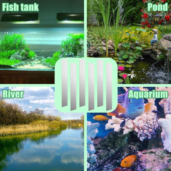 VPB Bendable aquarium plant weights,Metal aquarium plant holder weight anchor,Reinforcing weights for ponds, afloating plants for aquarium and aquarium plants,Prevent floating(33pcs) - Image 7