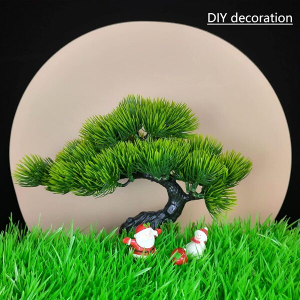 SpringSmart Aquarium Artificial Plants, Fish Tank Decor Plastic Plants, Goldfish Tank Decorations, Betta Fish Tank Accessories, Aquarium Decor Pine Tree 11" x 8" - Image 6