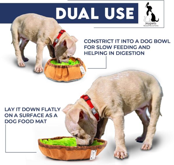 Jeypets Snuffle Mat for Dogs | Premium Interactive Dog Toy Puzzle to Encourage Natural Foraging Skills | Dog Toys for Boredom for Stress Relief Slow Feeding and Agility - Image 6