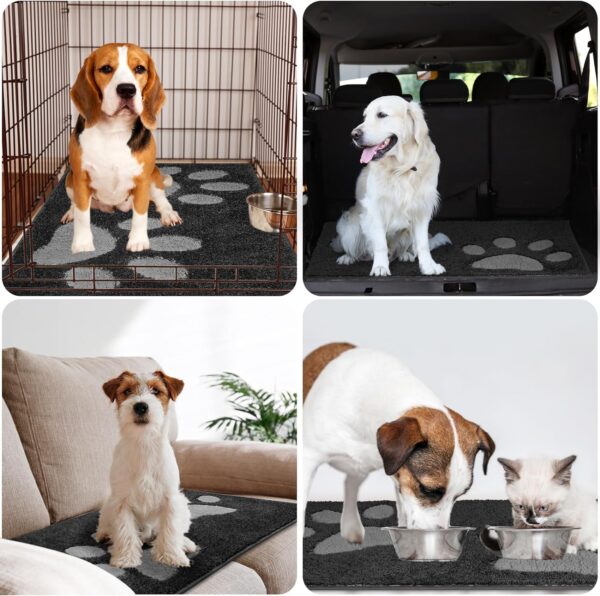 FCSDETAIL Dirt Trapper Indoor Door Mat 50 x 80 cm, Washable Entrance Rug, Absorbent Dog Doormat for Muddy Paws, Inside Mat for front door, Entryway, Pets - Image 5