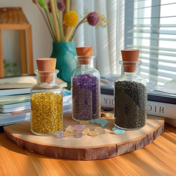 T4U Tumbled Chips Stones Crushed Purple Gravels 2 LB, Irregular Shaped Natural Rock Pebbles, DIY Polished Rocks for Potted Plant, Bonsai, Vase Fillers Aquarium Decoration, Aquarium Gravel Rocks - Image 8