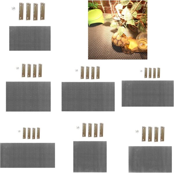 BeardedDragons Cuttable Substrate Liner For Reptiles Small Pet Bedding Mat Terrarium Decoration Mat Reptiles Cage Pad Terrarium Accessories For Substrate - Image 3