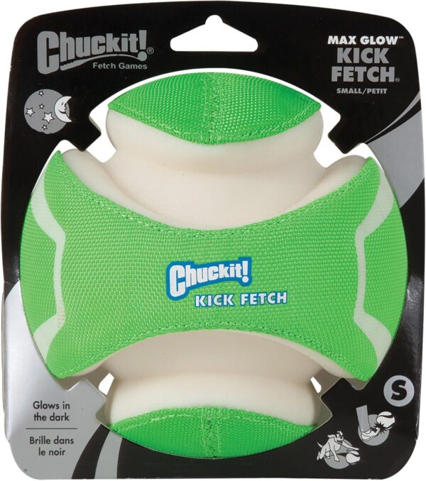 Chuckit! Kick Fetch Max Glow Interactive Rechargeable High Visibility Dog Toy Throw or Kick Toy for Dogs, Small - Image 2