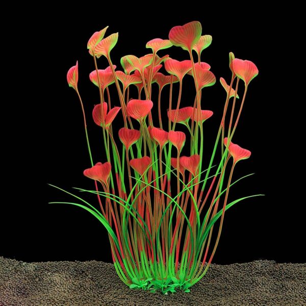 QIODAZOO Fish Tank Plants Artificial, 7 PCS Fish Artificial Aquatic Plants in Plastic Large Aquarium Decorations, Aquarium Vivid Plants Ornaments Colorful - Image 5