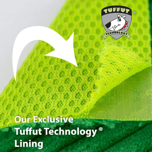 HuggleHounds Knotties Dog Toys For Small Dogs - Plush Dog Toy For Aggressive Chewers - Squeaky Interactive Puppy Toys - Soft Yet Tough, Durable Stuffed Pet Chew Toy For All Breeds | Small Frog - Image 3