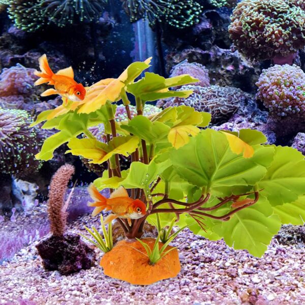 Sosoport Simulated Green Plants and Landscaping Jumping Spider Enclosure Accessories Terrarium Simulated Plant Reptile Tank Plant Aquarium Fake Plant Terrarium Plants Reptile Supplies - Image 9
