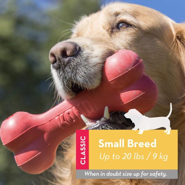 KONG Goodie Bone Dog Toy, Small, Red - Image 2