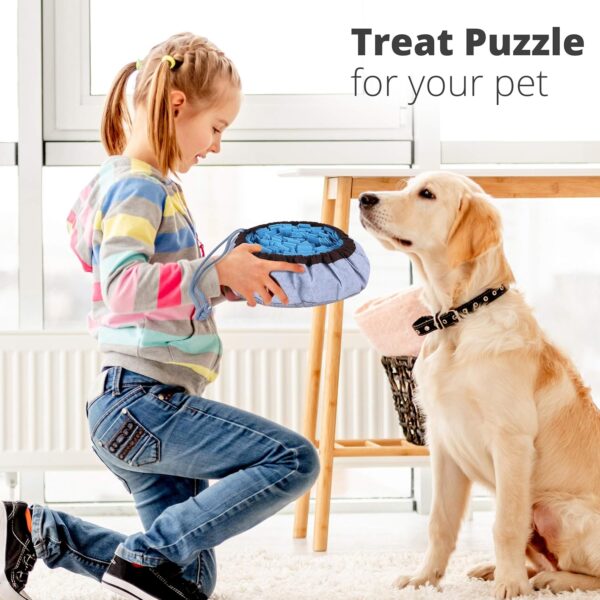 PET ARENA Adjustable Snuffle mat for Dogs, Dog Puzzle Toys, Enrichment Pet Foraging mat for Smell Training and Slow Eating, Stress Relief Interactive Dog Toy for Feeding, Dog Mental Stimulation Toys - Image 7