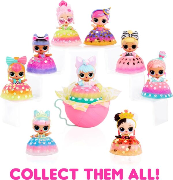 L.O.L. Surprise Mix & Make Birthday Cake Tots - With Collectible Doll, DIY Cake Dress, Cake Making and Decorating, Ingredients and Glitter Sprinkles - Cake Dress Doll - Great for Girls Ages 3+ - Image 6