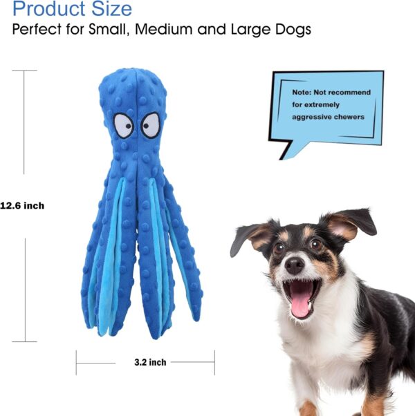CPYOSN Squeaky Dog Toys, No Stuffing Crinkle Plush Chew Toys for Puppy Teething, Durable Interactive Soft Dog Toys for Small, Medium and Large Dogs - Image 7