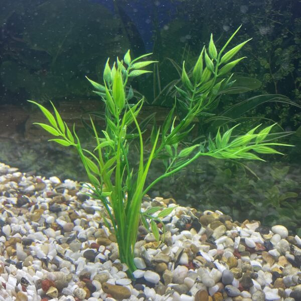 Mascot Pets 20cm Green Reeds Plastic Artificial Plant for Aquarium Fish Tank Aquatic Greenery Décor Decoration Water Grass Plants Tree Bush Coral - Image 4