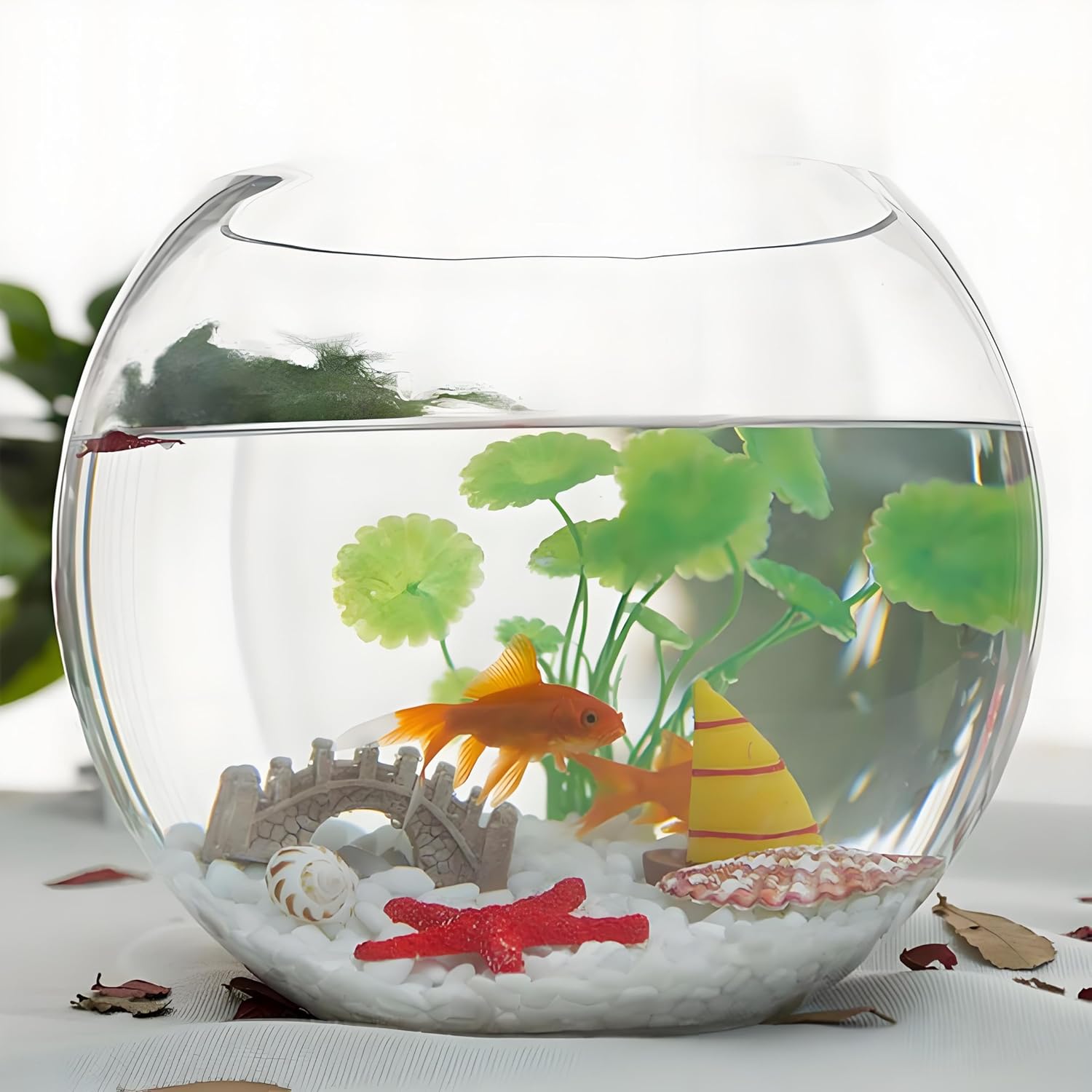 JeeMooTown 1.8KG(3.96LB) Small White Decorative Stones Pebbles for Plant Pots, 6-9mm White Fish Tank Aquarium Gravel Stones, Natural Stones, Smooth Finished - Image 5