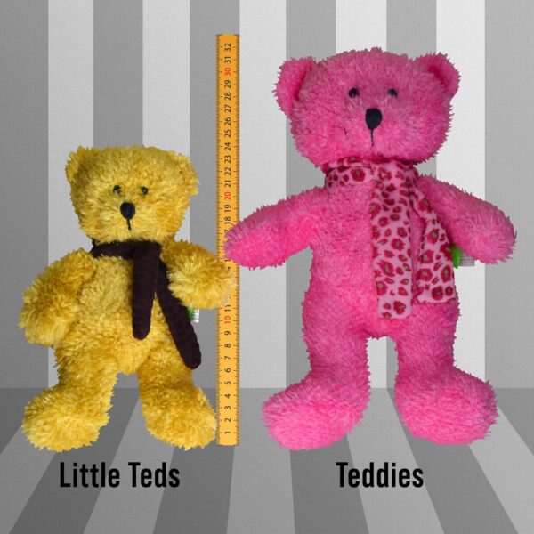 Scarlaroo present our Dog Teddy - Squeaky Dog Toys range of Soft Plush Bears made especially for small dogs and medium breeds. (Little Rusty) - Image 2