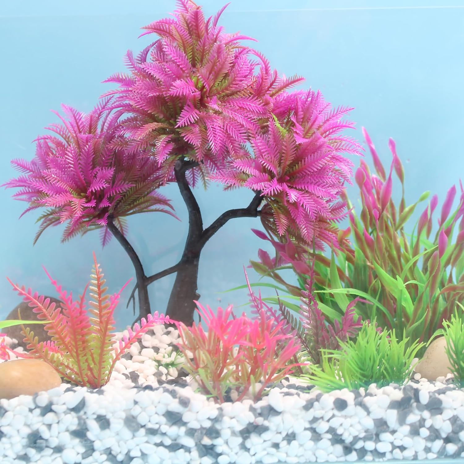 BAILMOLI Fish Tank Decorations, Aquarium Plants Green Fish Tank Plants Artificial Set Aquarium Ornaments Accessories - Image 5