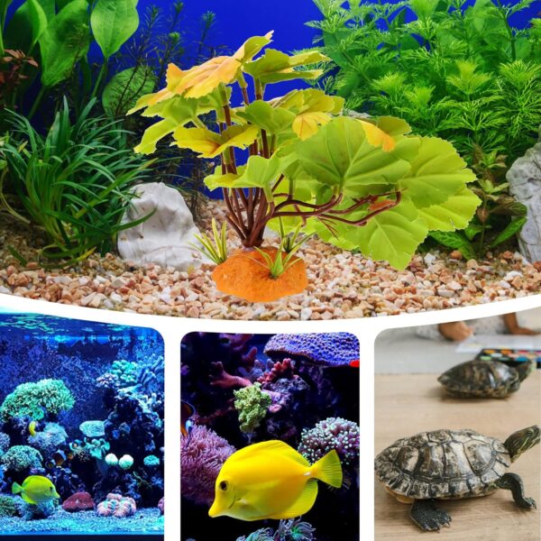 Sosoport Simulated Green Plants and Landscaping Jumping Spider Enclosure Accessories Terrarium Simulated Plant Reptile Tank Plant Aquarium Fake Plant Terrarium Plants Reptile Supplies - Image 7