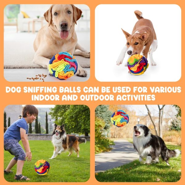 VichiPan Snuffle Ball for Dogs, Interactive Dog Toys Snuffle Mat Foraging Mat Dog Puzzle Toy, Dog Snuffle Puppy Treat Dispenser for Training Stress Relief Small Medium Dogs Pets (L) - Image 7