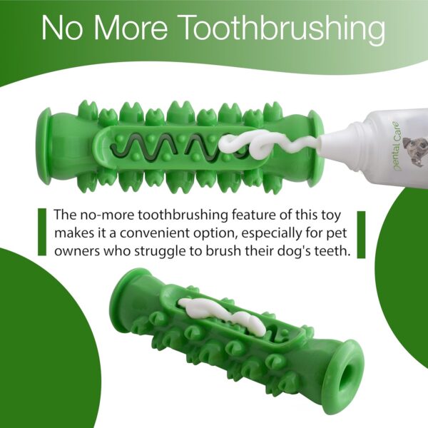 Emporium Pets Dog Dental Chew Toy With Rubber Dental Ball, Dog Toy, Dog Teeth Cleaning, Dog Chew Toy, Dog Toothbrush Toy, Dog Teeth Cleaning Products, Dog Treat Toys - Image 2