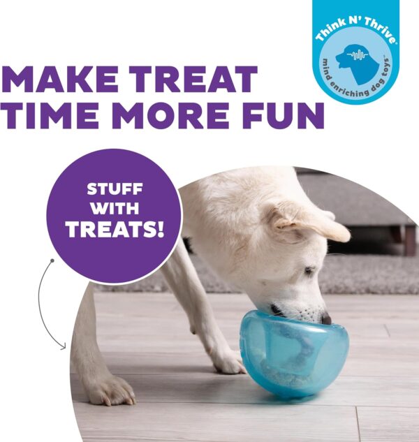 Planet Dog Orbee-Tuff Snoop Interactive Treat Dispensing Dog Toy, Large, Blue - Image 3