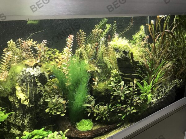 BEGONDIS 3PCS Aquarium Decorations Fish Tank 30CM/11 Artificial Green Water Plants - Image 3