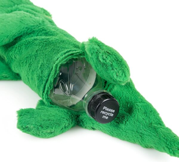 Petface Planet Carlos the Crocodile Eco Friendly Plush Dog Toy Made From Recycled Plastic Bottles - Image 3
