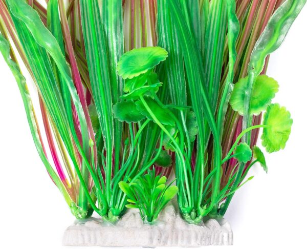 BEGONDIS 2 Pcs Artificial Water Plants, Fish Tank Aquarium Decorations, Made of Soft Plastic, Good for All Fish & Pets (Large Plant - Brown) - Image 5