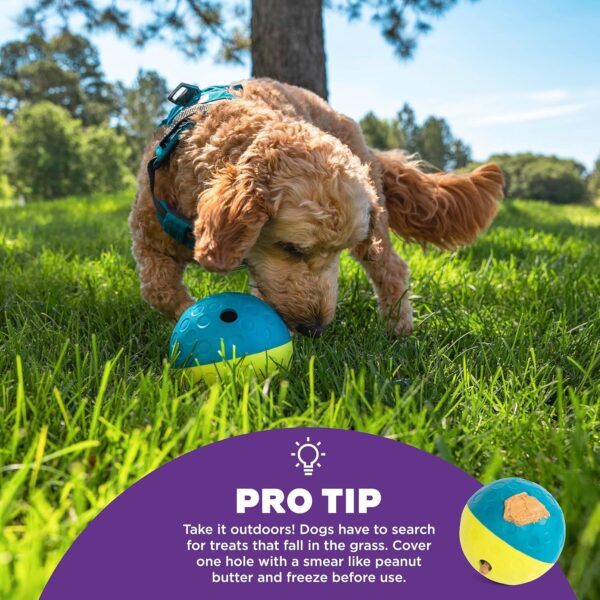 Outward Hound Nina Ottosson Treat Tumble Blue Interactive Treat-Dispensing Puzzle Dog Toy, Small - Image 4