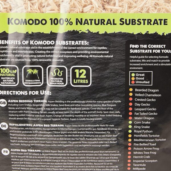 Komodo Aspen Bed Terrain, 12 Litre - Image 3