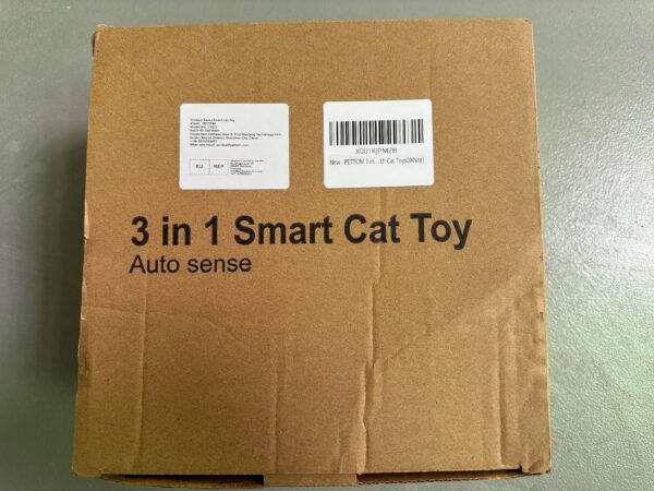 PETTOM 3 in 1 Interactive Cat Toy for Indoor Automatic Cat Teaser Toy, Electronic Auto Random Ambush Feather &Rotating Floating Butterfly& 3 Ball Exercise with Cat Toys(White) - Image 14