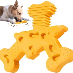 Bailey&buddies® Dog Toys for Aggressive Chewers, Indestructible Dog Toys, Tough Dog Toys for Aggressive Chewers Large/Medium Breed, Strong Dog Toys for Tough Chewers (CHEESE）