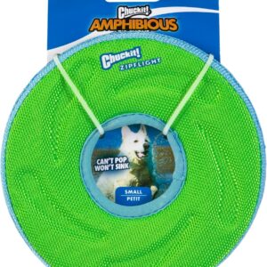 Chuckit Zipflight Floating Frisbee and Steering Wheel Dog Toy, Small (Assorted Color)