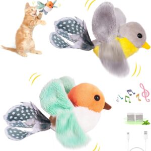 Gvoo Cat Toys Interactive for Indoor Outdoor Cats Adult Kitten, Electric Cat Interactive Toys, Moving Cat Toys for Indoor, Automatic Cat Toy with Catnip Kitten Toys