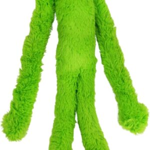 Multipet Swingin Slevin XXL Oversized 27-inch Green Frog Plush Dog Toy, Large Breeds