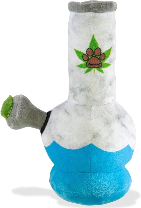 Nestpark Puppy Chiefer 3000 - Funny Dog Toys - Plush Squeaky Weed for Medium, Small and Large - Cute Dog Gifts for Dog Birthday - Cool Stuffed Dog Toys
