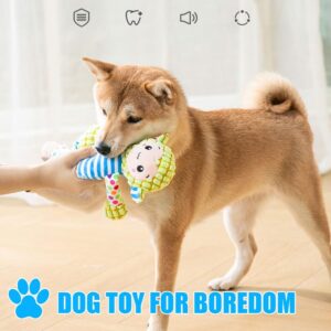 Plush Dog Toys for Small Dogs, Squeaky Dog Toys for Puppy, Sheep Puppy Teething Toys for Small Medium Dogs