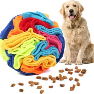 VichiPan Snuffle Ball for Dogs, Interactive Dog Toys Snuffle Mat Foraging Mat Dog Puzzle Toy, Dog Snuffle Puppy Treat Dispenser for Training Stress Relief Small Medium Dogs Pets (L)