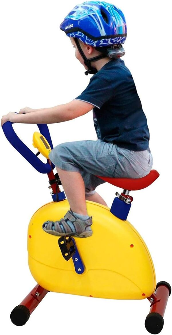 YFJBDKS Exercise Bikes for Children's Fitness Exercise Equipment, with Digital Display Toddler Sports Workout Equipment, For 3 To 8 Years Old Kids