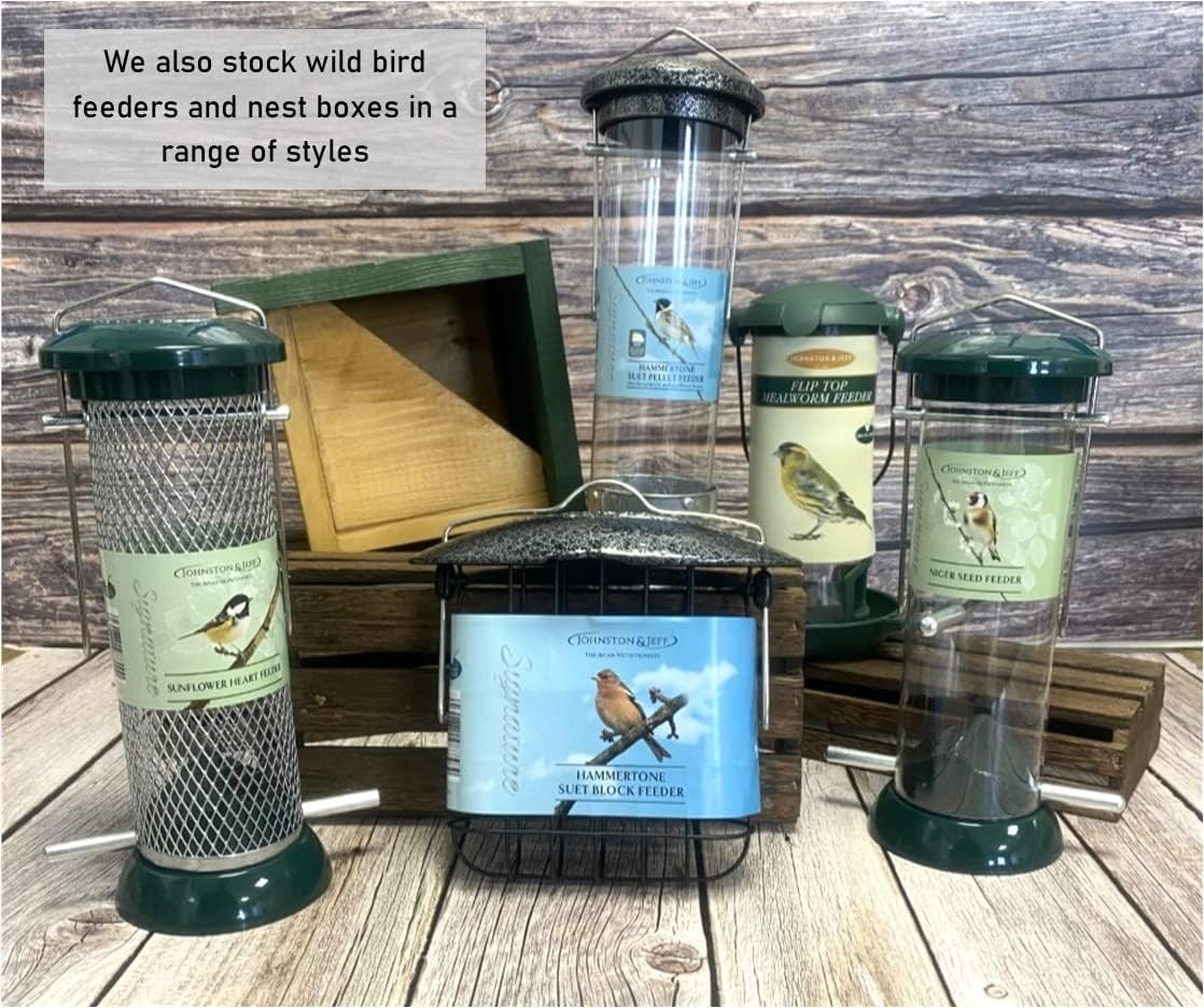 Green Cast Seed Feeder 2-port x 1 All Metal Wild Bird Feeder SMF - Image 5