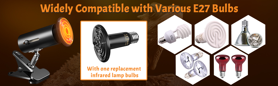 Reptile Tortoise Heat Lamp
