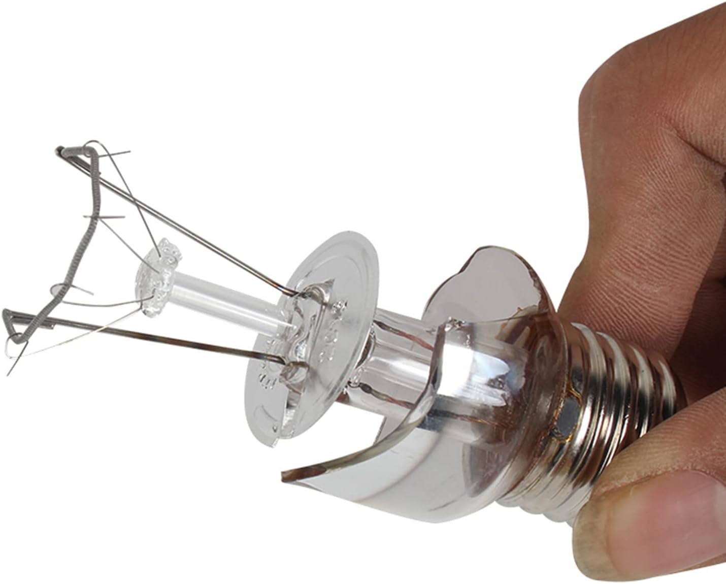 51buyoutgo 250W Thickened Infrared Heat Lamp Bulb for Puppies Reptiles Chicks Tortoise Poultry, Puppy Reptile Heat Lamp, Ceramic Chicken Reptile Tortoise Basking Heat Lamp Bulb Red - Image 6