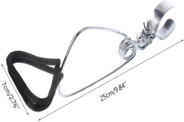 Adjustable Clamp Lamp Stand Fixture for Reptile Light clamp,E27/E26 lamp Socket Clip, Reptile Pet Heating Light Lamp Clamp Holder for Ceramic Bulbs Heater,IR Heat Lamp (Pack-1) - Image 4