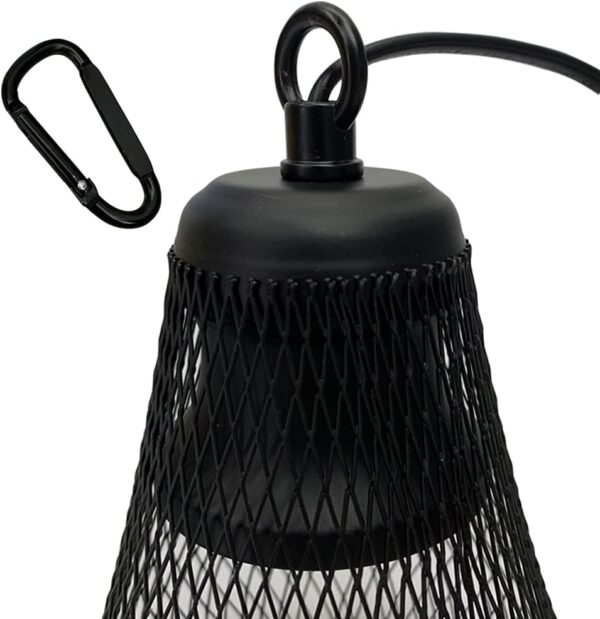 hisunfarm Reptile Heat Lampshade Anti-hot Cover Cage for UVA/UVB Heating Lamp Basking Bulb, for Turtle Chicken Coop Lizard Snake Frog - Image 6
