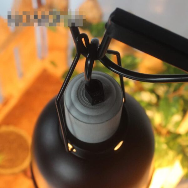 2 Pieces Reptiles Lamp Clip Reptiles Lamp Holder Reptiles Lamp Fixing Clips Reptile Lamp Stand Reptiles Lamp Hanger Holder for Reptile Glass Terrarium Heating Light, Black - Image 4
